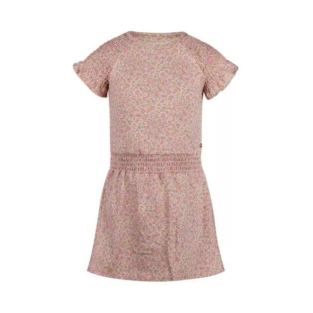 robe fleurie rose et parme