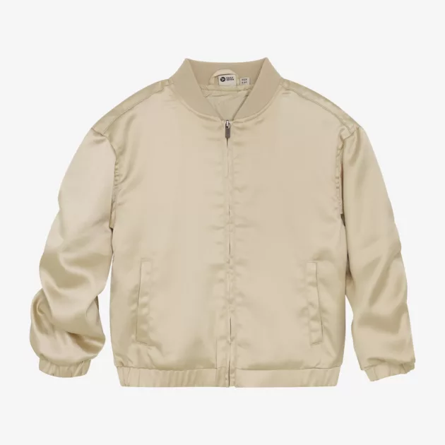 veste satinée imprimé dos fille