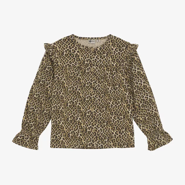 chemise léopard D7 fille