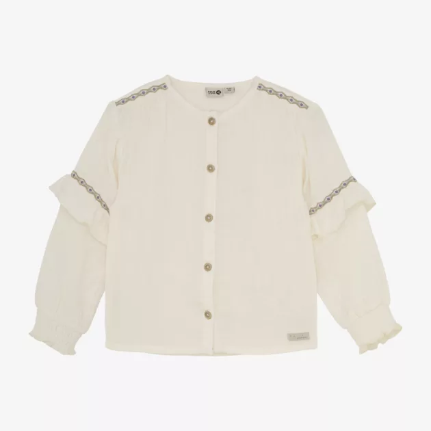 chemisier "blanc cassé d7" fille
