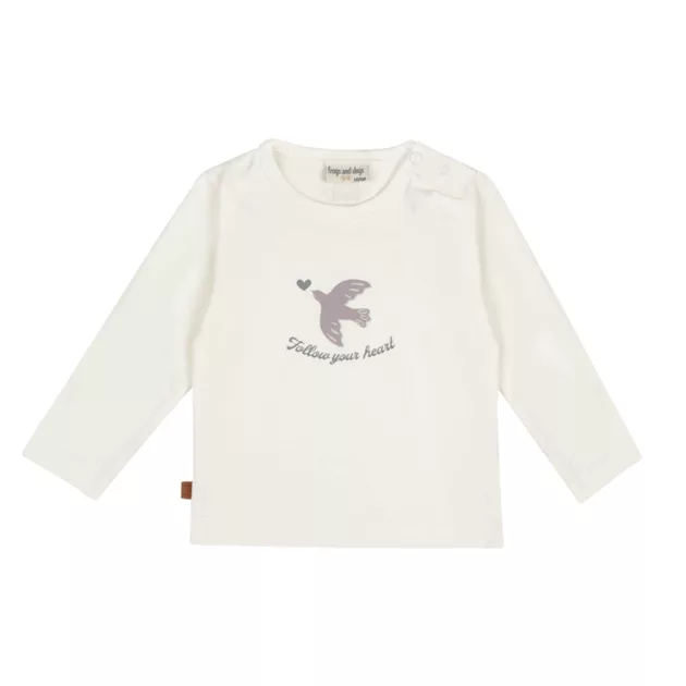 T-shirt manches longues "Follow your heart" bébé fille