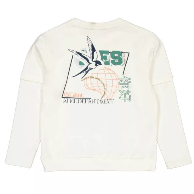 T-shirt manches longues ivoire bébé garçon