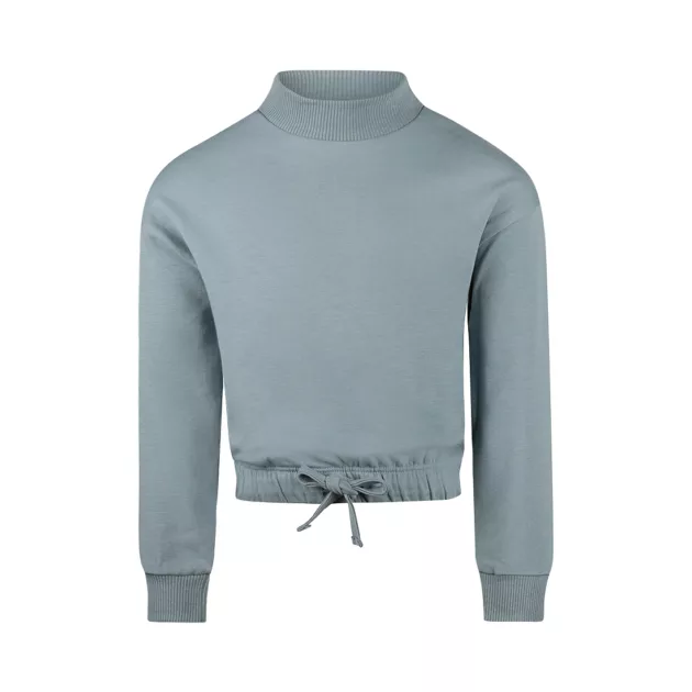 Sweat bleu gris fille