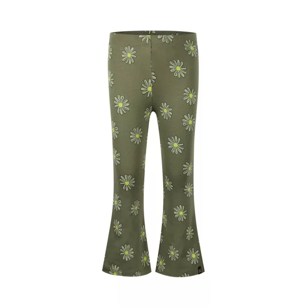 Pantalon legging évasé kaki