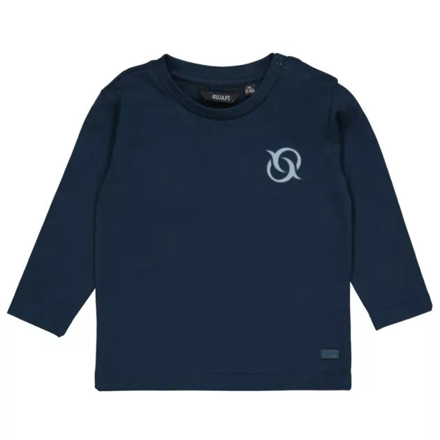 T-shirt manches longues bleu nuit Quapi