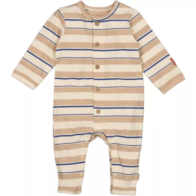 Grenouillère Bess au motif ligné bébé garçon