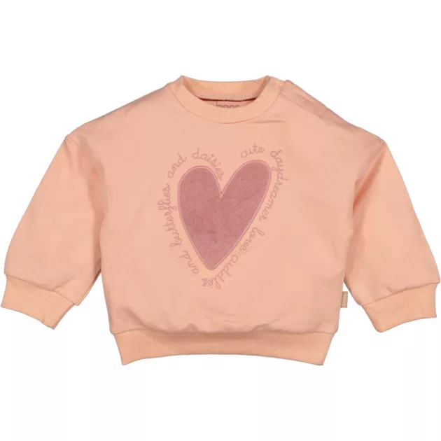 Sweat "petit coeur" bébé fille