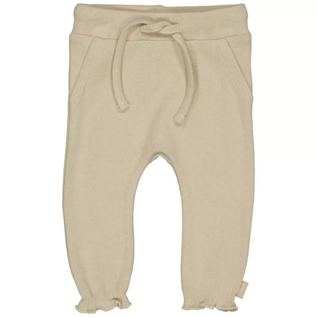 Pantalon décontracté beige bébé fille