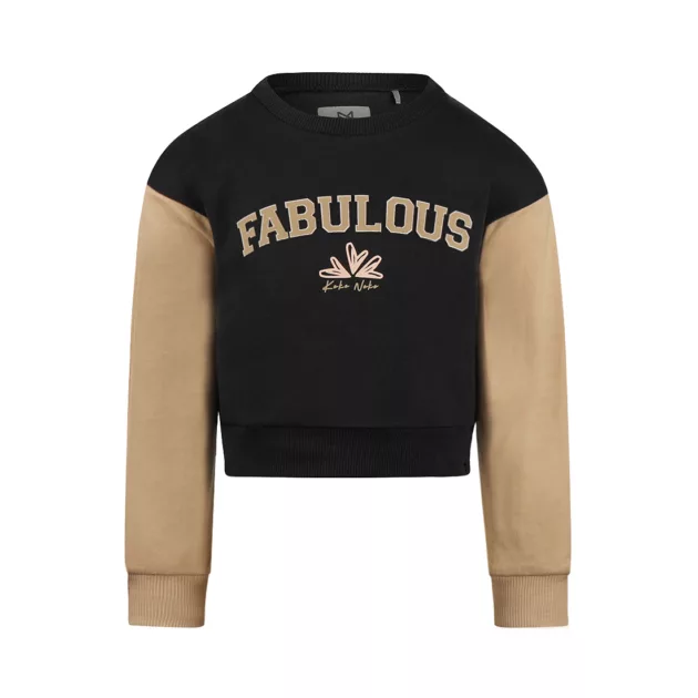 Sweat " fabulus" noir fille