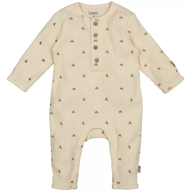 Grenouillère "noisette" bébé mixte