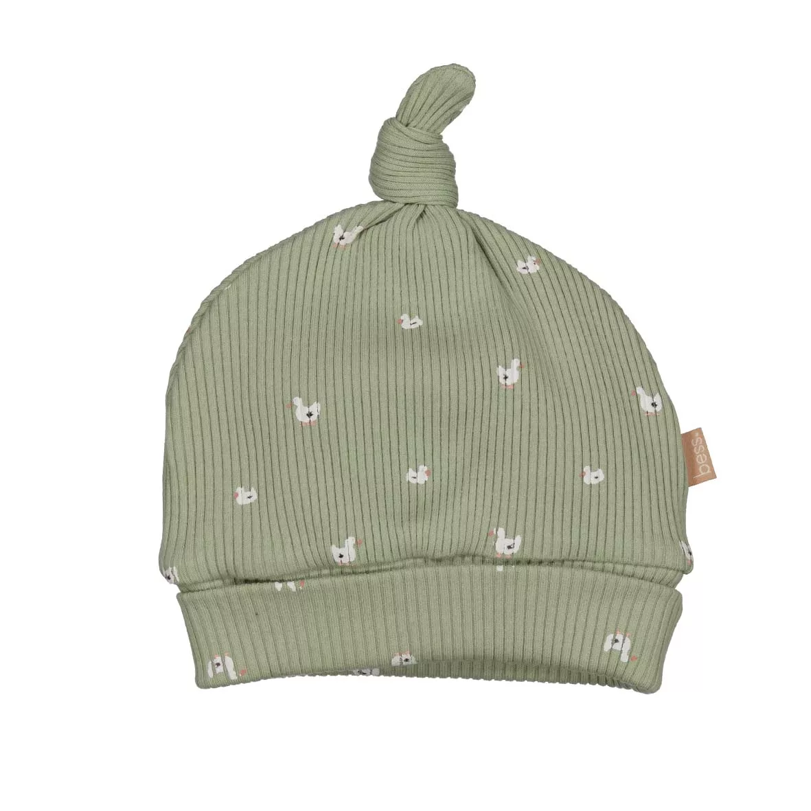 Bonnet motif "oies"bébé fille