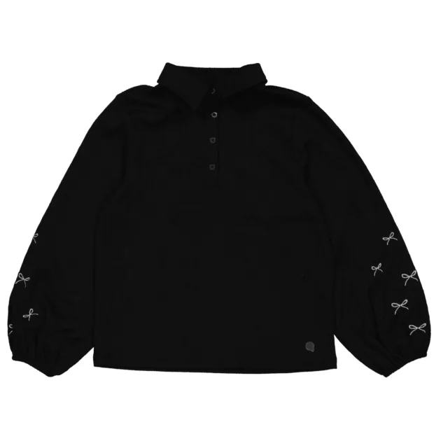 Blouse  fille "Harte" noir collection fêtes